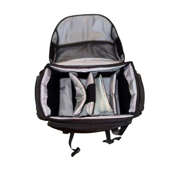 Canon 200DG Digital Camera Gadget Bag Black Shoulder Strap Padded - Picture 4 of 10